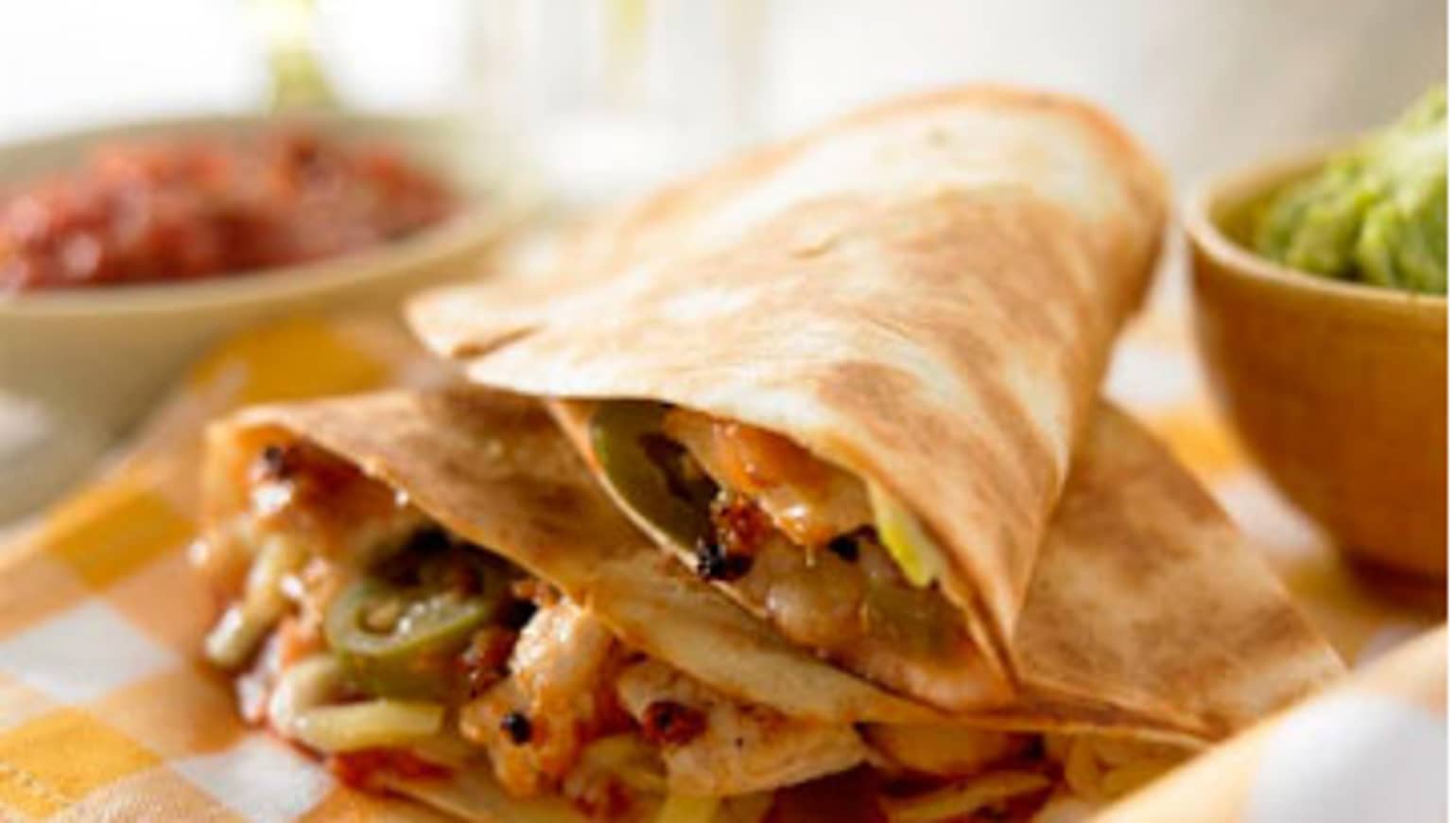 chicken-and-cheese-quesadillas-with-tomato-salsa